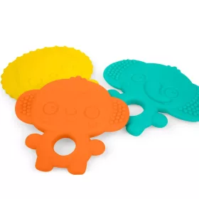 Bright Starts 3 db rágóka, Gummy Buddies™, 3 hó+