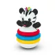 Baby Einstein Rágóka építőjáték, zebra Stack & Wobble Zen™, 3 hó+