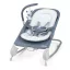INGENUITY Rezgő masszázs pihenőszék dallamokkal, Happy Belly™, Rock-to-Bounce, Chambray, 0 hó+, 9 kg-ig