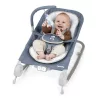 INGENUITY Rezgő masszázs pihenőszék dallamokkal, Happy Belly™, Rock-to-Bounce, Chambray, 0 hó+, 9 kg-ig