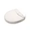 Petite&Mars Vízhatlan lepedő ovális kiságyakhoz, Soft Dream, Oval 84x50 cm, White