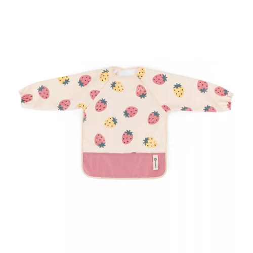 Petite&Mars Előke hosszú ujjal, Ben Beige Strawberies