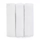 Petite&Mars Bambusz muszlin 3db-os pelenka szett, Moussy Total White, 68 x 68 cm