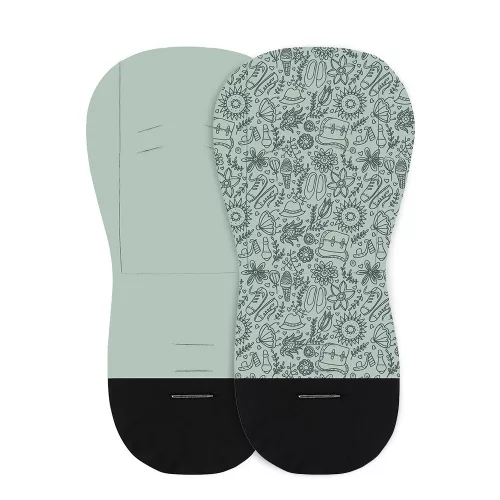 Petite&Mars Ülésbetét babakocsiba, Foamy, Green Hipster