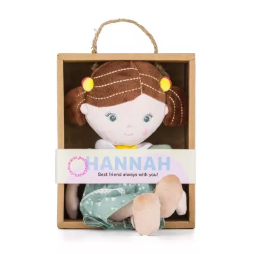 Petite&Mars Plüss játékbaba, Hannah, 0 hó+, 35 cm
