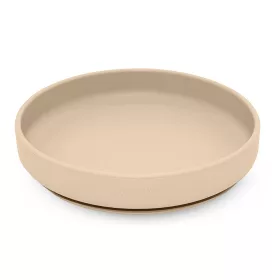   Petite&Mars Szilikon tányér tapadókoronggal, Take&Match, Desert Sand, 6 hó+
