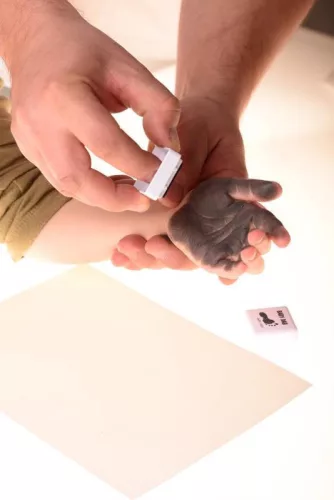 Baby Dab Lenyomatkészítő, lila+szürke