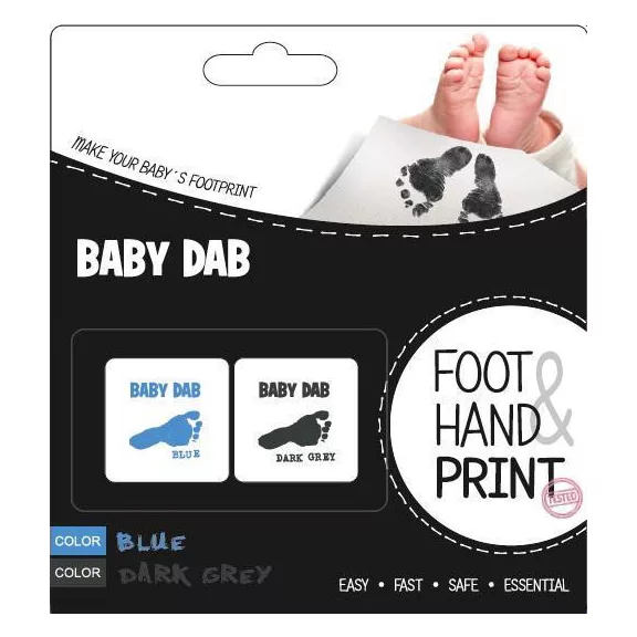 Baby Dab Lenyomatkészítő, kék+szürke