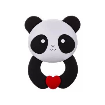 Akuku Szilikon rágóka – Panda