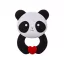 Akuku Szilikon rágóka – Panda