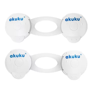 Akuku Biztonsági zár (2 db) – Fehér