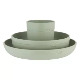 Lovi Tányér szett pohárral 3db - Pistachio