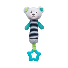   Canpol babies Puha sípoló játék rágókával, 0+, BEARS - szürke