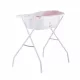 Chipolino Vela kád babatartóval és leeresztő dugóval 87cm + kádállvány - Pink