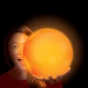 Világító Tiny Glowzilla Wubble, 30 cm - neon narancs