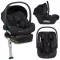 Lionelo Astrid I-Size Babahordozó + bázistalp Set 40-87 cm - Black Onyx