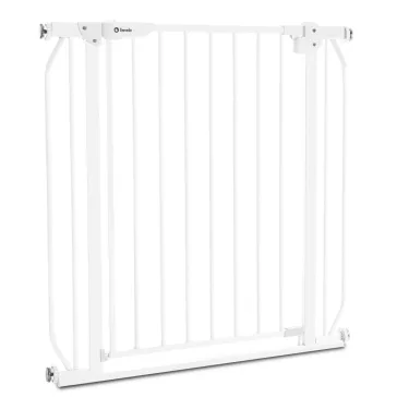  Lionelo Truus Slim biztonsági ajtórács - White (75-105 cm) 2 db toldóval