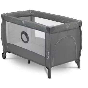 Lionelo Stefi Plus kétszintes utazóágy - Grey Multicolor