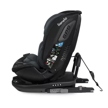   Lionelo Bastiaan RWF I-Size 360°-ban forgatható ISOFIX gyermekülés (40-150 cm) - Grey Stone
