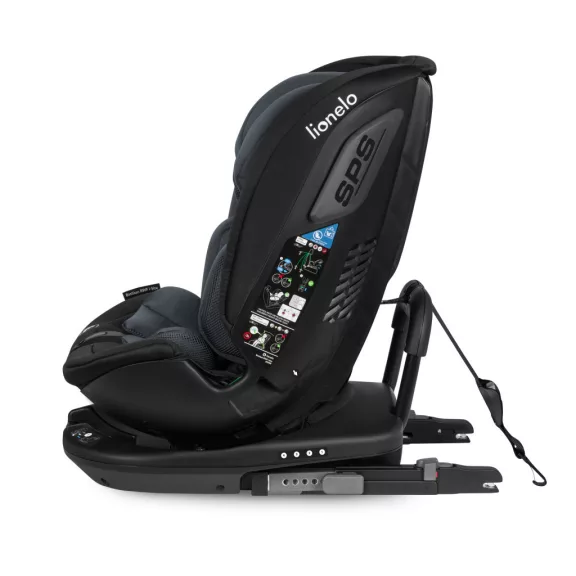 Lionelo Bastiaan RWF I-Size 360°-ban forgatható ISOFIX gyermekülés (40-150 cm) - Grey Stone
