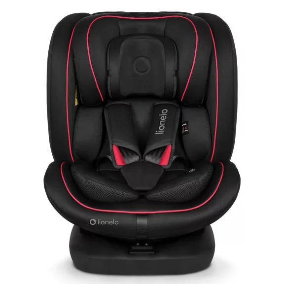 Lionelo Bastiaan I-Size gyermekülés (40-150 cm) - Black Red
