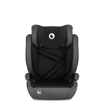 Lionelo Hugo i-Size gyermekülés 100-150 cm - Black-Grey