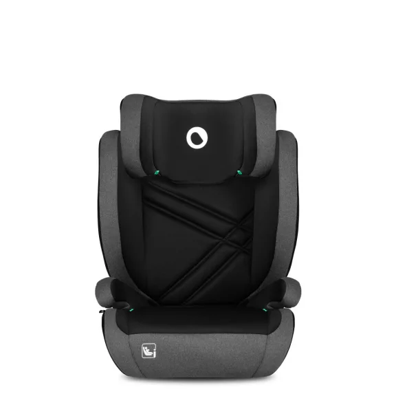 Lionelo Hugo i-Size gyermekülés 100-150 cm - Black-Grey