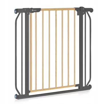   Lionelo Truus Slim biztonsági ajtórács - Grey Graphite (75-105 cm) 2 db toldóval