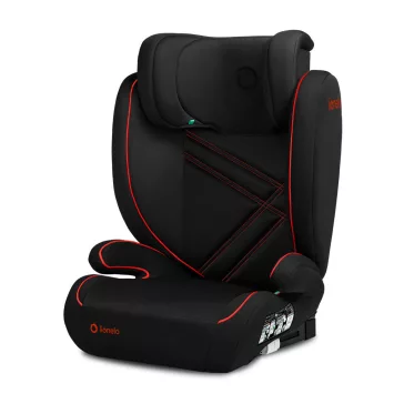   Lionelo Hugo i-Size Isofix gyerekülés (100-150 cm) - Black Red