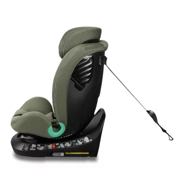   Lionelo Bastiaan One I-Size 360°-ban forgatható ISOFIX gyermekülés (40-150 cm) - Green Olive