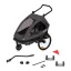 Lionelo Cama 2in1 kerékpár utánfutó és babakocsi - Grey Graphite