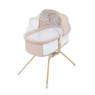 Lionelo Malin Evo utazóágy - Beige Natural