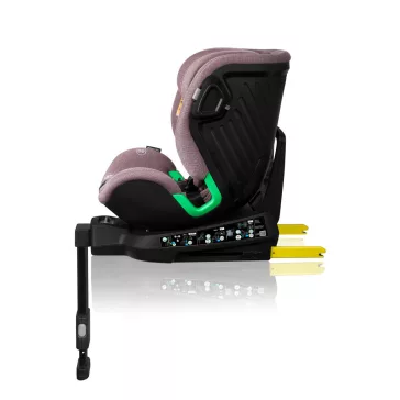   Lionelo Harmony I-Size 360°-ban forgatható ISOFIX gyermekülés - Pink Mauve Bamboo