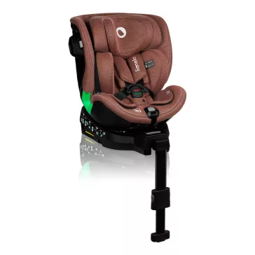   Lionelo Harmony I-Size 360°-ban forgatható ISOFIX gyermekülés - Red Brick Bamboo