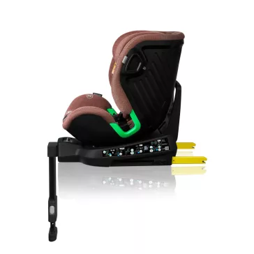   Lionelo Harmony I-Size 360°-ban forgatható ISOFIX gyermekülés - Red Brick Bamboo