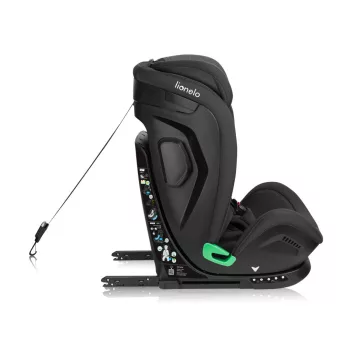   Lionelo Harper I-Size ISOFIX gyermekülés 76-150cm - Black Carbon Grey