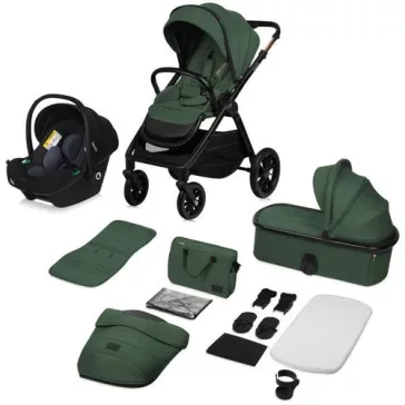 Lionelo Layla 3in1 Multifunkciós babakocsi - Green Forest