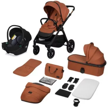Lionelo Layla 3in1 Multifunkciós babakocsi - Brown Rust