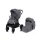 Lionelo Mika Plus 2in1 Multifunkciós babakocsi - Grey Stone
