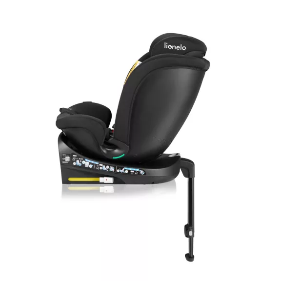 Lionelo Navy I-Size 360° forgatható ISOFIX gyermekülés 40-150cm - Black Onyx
