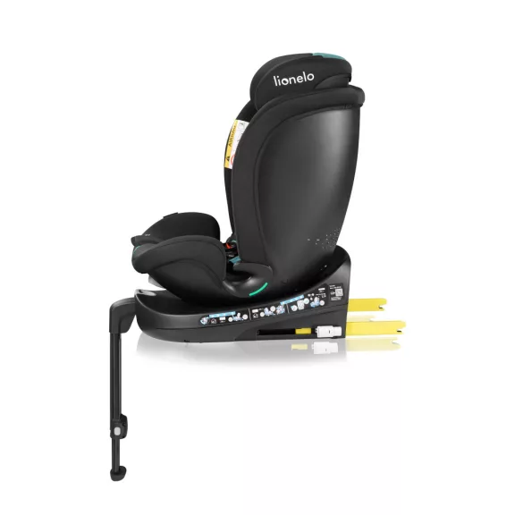 Lionelo Navy I-Size 360° forgatható ISOFIX gyermekülés 40-150cm - Black Turquoise