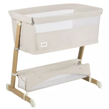  Lionelo Thomi Plus 5in1 gyerekágy, babaágy, babaöböl és kanapé - Beige Sand
