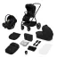 Lionelo Meril 3in1 multifunkciós babakocsi - Black Onyx