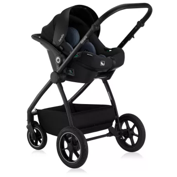 Lionelo Meril 3in1 multifunkciós babakocsi - Black Onyx