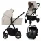 Lionelo Amber Plus 3in1 multifunkciós babakocsi - Beige Sand