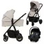 Lionelo Amber Plus 3in1 multifunkciós babakocsi - Beige Sand