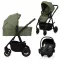 Lionelo Amber Plus 3in1 multifunkciós babakocsi - Green Forest