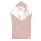 Lionelo Travel Swaddle autósülésbe való pólya, 90x90 cm - Beige Magnolia