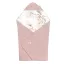 Lionelo Travel Swaddle autósülésbe való pólya, 90x90 cm - Beige Magnolia