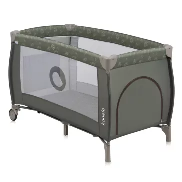 Lionelo Sven Plus Multifunkciós utazóágy - Beige Olive
